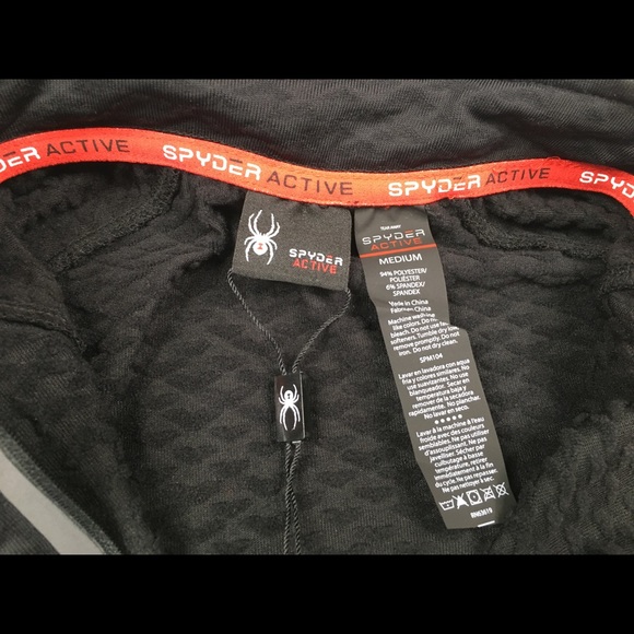 SPYDER ACTIVE 1/4 ZIP LONG SLEEVE LIGHTWEIGHT QUICK DRY BREATHABLE SHIRT - Picture 4 of 7